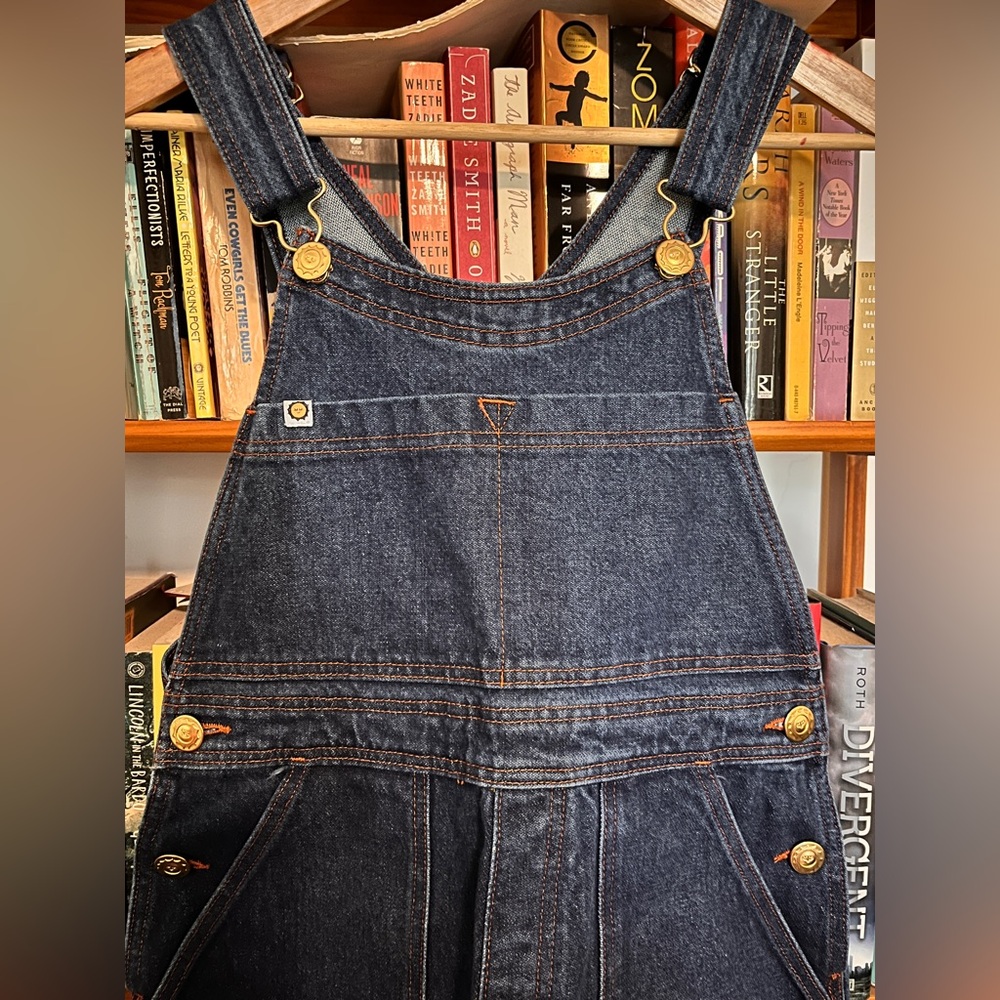 Big Bud Press Dark Blue Women's Overalls - Picture 4 of 8